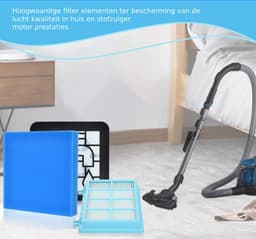 Filter set — Stofzuiger onderdelen，geschikt voor Philips PowerPro Compact/PowerPro City filterset FC8010/01 FC9334 FC9550 — thumbnail 6