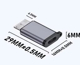Adapter USB C naar Micro B (2 stuks); USB 3.0 kabel 10 Gbps voor USB C harde schijf; compatibel met Toshiba; HDD; Seagate; WD; Galaxy S5 Note 3; HDD enz. — thumbnail 16