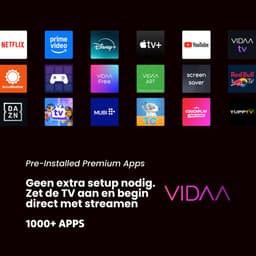 Salora FOD55UV - Smart tv 55 inch - 4K TV - 55 inch tv - Smart TV - Borderless - Zwart - 2025 — thumbnail 5