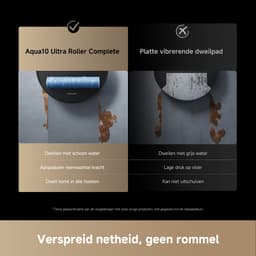 Dreame Aqua 10 Ultra Roller Complete Black – Robotstofzuiger met dweilfunctie – 30.000Pa Zuigkracht – AquaRoll™ & ThermoHub™ 100°C zelfreiniging – Tapijtveilig & slim Omnesight™ 2.0 navigatie – Voor harde vloeren & drempels — thumbnail 11
