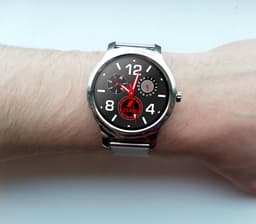 Belesy® SMART - Smartwatch Dames - Smartwatch Heren - Horloge - Bluetooth Bellen - Stappenteller - 1.3 inch - Kleurenscherm - Full Touch - Zilver - Staal - Moederdag — thumbnail 6