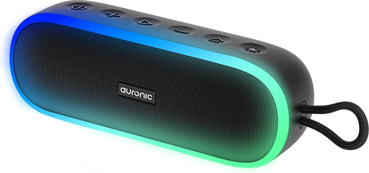 Auronic Bluetooth Speaker - Draadloze Muziek Box - 10 uur lang muziek luisteren - Extra Bass - Zwart — afbeelding 1
