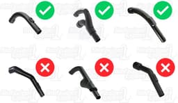Vervangende Handgreep geschikt voor O.a. Miele C1, C2, S2000, S4000, S5000, S6000, S8000, S2, S4, S5, S6 en S8 series - Pistoolgreep van hoge kwaliteit - Simpel zelf uw greep vervangen van uw stofzuiger! — thumbnail 2