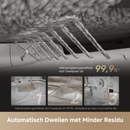 Dreame X50 Ultra Complete - Robotstofzuiger met dweilfunctie - Geschikt voor huisdierharen - Complete Accessoires kit - Eenvoudig schoonmaken van laag meubilair - Wit — thumbnail 10