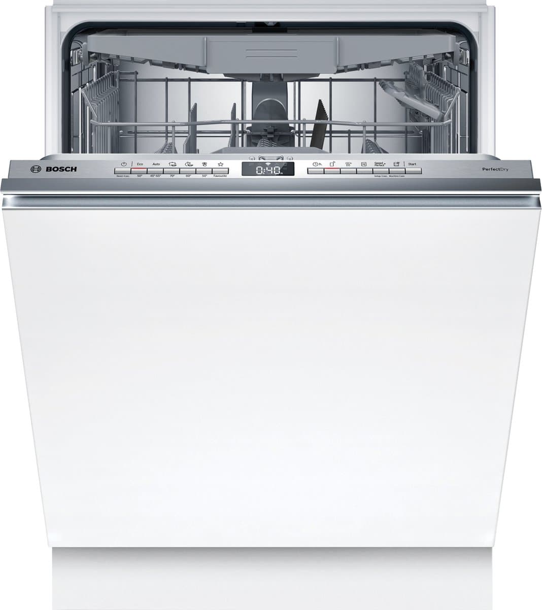 Bosch SMH6ZCX10E - Series 6 - Inbouw vaatwasser - 60 cm - Energielabel B - Home Connect - geschikt voor IKEA Keuken - PerfectDry met zeolith: perfecte droogresultaten met een laag energieverbruik — afbeelding 1