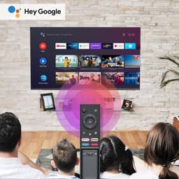 STRONG - 32” HDTV (80 cm) SRT32HD5553 - Connected TV met Android TV - Chromecast - Google assistant - Wifi - Bluetooth - HDR - NETFLIX - Drievoudige tuner - 2 HDMI-poorten (1 ARC) + 1 USB-poorten + Mini-AV + Antenne/Sat Jack - Zwart — thumbnail 5
