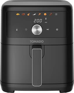 Tomado TAF6001B - Airfryer XXL - 6 liter - Hetelucht friteuse - 1000 gr friet - Digitaal display - Zwart — thumbnail 2