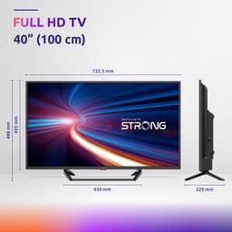STRONG - TV 40'' (100 cm) Full HD SRT40FG6733C - Slimme Google TV - Wifi - Chromecast - Google Assistant - 3 HDMI-poorten (1 ARC) + 2 USB-poorten + AV + Terrestrial/Sat — thumbnail 7
