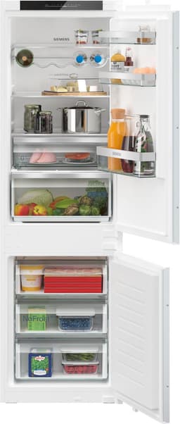 Siemens KI86NVSE0 - iQ300 - Inbouw koel-vriescombinatie - 177.2 cm x 54.1 cm - Sleepdeur - noFrost: nooit meer je vriezer ontdooien - hyperFresh: de extra ruime vershoudlade voor groente en fruit - Led verlichting — thumbnail 1