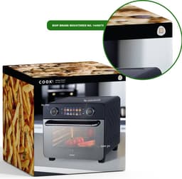 Airfryer Oven - 25L - 12 Programma's - 35 tot 230 Graden - Hetelucht friteuse - 2250W - COOK-IT — thumbnail 8