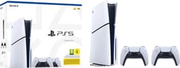 PlayStation 5 Disc Edition - Slim - Bundel met 2 Dualsense Draadloze Controllers — thumbnail 2