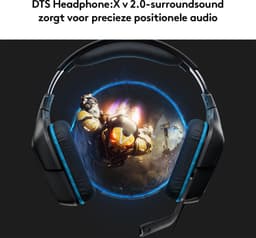Logitech G432 - Bedrade Gaming Headset - Multiplatform - Blauw — thumbnail 3