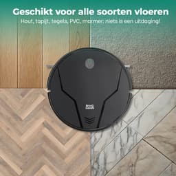 BrinQ Goods - Krachtige Robotstofzuiger Met Dweilfunctie - Met Laadstation - Dweilrobot - Met Afstandsbediening En App - Geschikt voor Huisdieren - Slimme Navigatie — thumbnail 7
