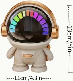 Astronaut Bluetooth speake - Draagbare Bluetooth speaker - Schattige Draadloze Draagbare Buitenluidspreker Met Verlichting- Mini Stereo Bluetooth speake 5.0 — thumbnail 2