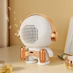 Astronaut Bluetooth speake - Draagbare Bluetooth speaker - Schattige Draadloze Draagbare Buitenluidspreker Met Verlichting- Mini Stereo Bluetooth speake 5.0 — thumbnail 4
