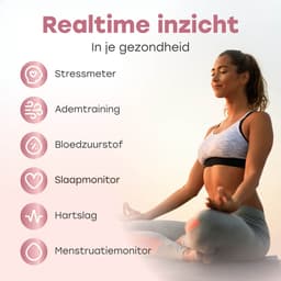 Bizoule Smartwatch Beleza - Smartwatch Dames Zilver - 1.1 AMOLED Touchscreen - 40mm - Horloge met Belfunctie - Stappenteller - Android en iOS — thumbnail 7