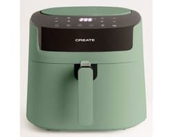 CREATE AIR PRO LARGE Enkel 6,2 l Vrijstaand 1800 W Heteluchtfriteuse Salie