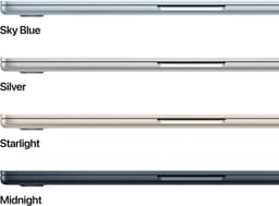 Apple MacBook Air (2025) 13 - M4 - 16 GB - 256 GB - Middernacht — thumbnail 5