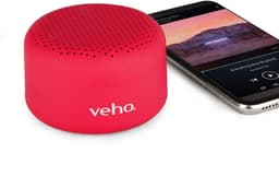 Veho M3 Draagbare Oplaadbare Draadloze Bluetooth-luidspreker 3 Watt - Rood — thumbnail 5