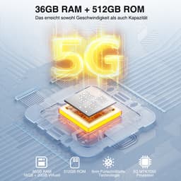 DOOGEE VMAX PLUS 5G - Robuuste Smartphone - Robuuste Telefoon - 36 GB ROM + 512 GB ROM - 22000 mAh/33 W- 200 MP + 32 MP + 20 MP nachtzicht - 6,58 inch FHD+ 120 Hz IPS - NFC - Face ID - Wi-Fi 6 - dubbele luidsprekers - Zwart — thumbnail 8