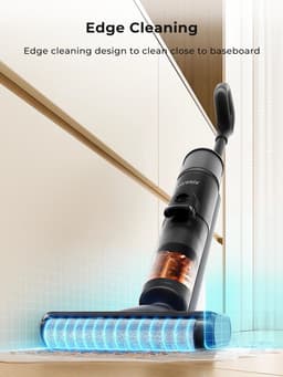 Stofzuiger Draadloos - Droog/Nat Stofzuiger - Met Dweil Functie - Automatische Zuigkracht Regeling - Slim Huishoudapparaat - Zelfreinigende Vloerreiniger — thumbnail 3