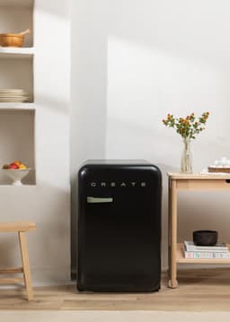 CREATE - Koelkast in retrostijl - Zwart - Handvat Sage - FRIDGE RETRO 107L — thumbnail 4