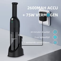 Grenintol H6X - Handstofzuiger Oplaadbaar - Kruimelzuiger Snoerloos - Auto Stofzuiger Draadloos - Krachtige Zuigkracht 25000Pa - Voor Thuis & Auto - Opzetstukken en Extra HEPA Filter - Compact - Geschikt Voor Huisdierharen — thumbnail 7