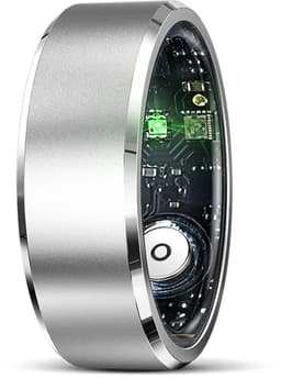 WizBay Premium Select® Aluminium Zilver Blush Smart Ring Dames Heren - Oplaad Case - Hypoallergeen - Hartslag & Slaap Monitor - IP68 Waterdicht - O2 Meting - Gesture Functie - Multiple Sport Modi - #11 — thumbnail 4
