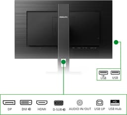 Philips Monitor B-Line 272B1G - Full HD IPS Monitor - Powersensor - Energiezuinig - 75 Hz - 27 inch — thumbnail 9