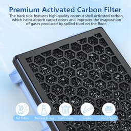 Namajunas - 3 Stuks Actieve HEPA Filter - Stofzuigeraccessoires - Geschikt voor Miele Stofzuiger Onderdelen - Geschikt voor Miele Compact C1 & C2, Complete C2 & C3, S8340, S4, S5, S6, S8, S4000–S8999 en Guard L1/ M1/ S1 stofzuigers — thumbnail 5