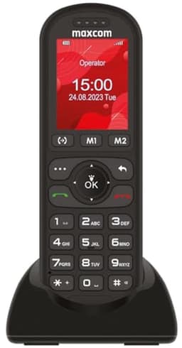 4G VoLTE Draadloze Mobiele Desktop Telefoon - Grote Knoppen - Geschikt voor Thuis en Kantoor met SIM Kaart en USB-C Lader - Zwart — thumbnail 1
