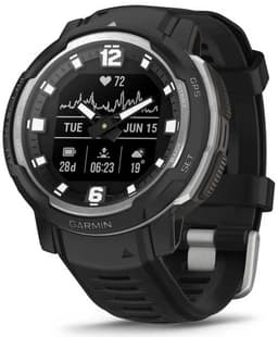 Garmin Instinct Crossover Zwart/Graniet (Hybrid smartwatch) — thumbnail 1