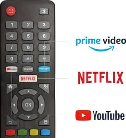 Smart LED TV 24 inch HD met Netflix, Prime Video en Triple Tuner — thumbnail 2