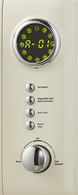 ETNA SMV620BEI Retro Magnetron - 20 liter - Compact, Stijlvol en Efficiënt met 12 Automatische Programma's — thumbnail 8