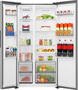 Hisense RS3P558NEID - Amerikaanse koelkast - No-Frost - 178 cm hoog - 544 liter - Energielabel D - Invriesvermogen 12 kg/24u - Geluidsniveau 37 dB - LED Display - SuperCool - FastFreeze - Deuralarm - Inverter Compressor - Multi Airflow — thumbnail 3