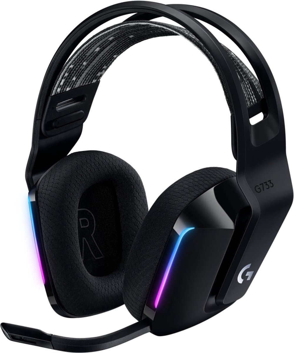 Logitech G733 LIGHTSPEED - Draadloze Gaming Headset - PS5/PS4 & PC - Zwart — afbeelding 1