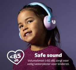 Fresh 'n Rebel Code Junior - Koptelefoon kind - Kinder koptelefoon - Draadloos (Bluetooth) & Bedraad – Inclusief Aux kabel (1m) - Cool Candy — thumbnail 3
