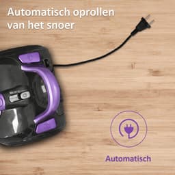 Stofzuiger Zonder Zak 1200W - inhoud 3,0 L - lichte stofzuiger voor tapijt en harde vloeren-Paars — thumbnail 2