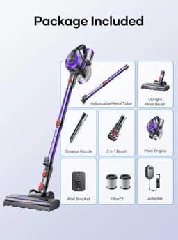 House of Balance SteelStofzuiger - Sterke Zuigkracht - Draadloos - 45 Minuten - incl Accessoires - Stofzuiger - Draadloze Stofzuiger — thumbnail 6
