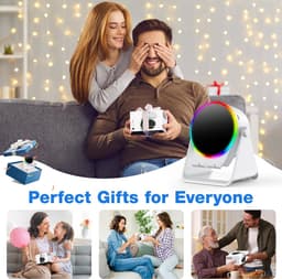 Namajunas - 5-in-1 Wireless Mini RGB Speaker - Telefoonhouder - Telefoonhouders Auto - Magnetisch - Bluetooth Speaker - Draadloze Oplader - Wireless charger - GSM Lader - 360° verstelbare houder voor iPhone/Android/iPad/Samsung - Cadeau — thumbnail 7