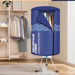 Draagbare Elektrische Kledingdroger met Hoge Capaciteit - Inklapbaar en Stil — thumbnail 6