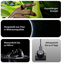 ULTRAHUMAN Ring AIR – Smart Ring | Geen maandabonnement | Bepaal eerst de juiste maat met de Sizing Kit | Slaaptracker - Hartslagmeter - Fitnesstracker – Air Gold – Size 12 — thumbnail 19