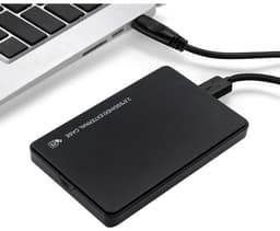 Geen demontage nodig USB 3.0 harde schijfbehuizing - harde schijf extern - harde schijf - USB 3.0 harde schijfbehuizing - 12*7,6*1,3 cm - Zwart - ABS — thumbnail 1