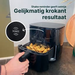 Vivid Green Airfryer 3L – 2 tot 3 Personen – PFAS-vrij – 8 Programma’s – Digitaal Display — thumbnail 5