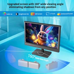 17 inch (43,2 cm) LED TV met 12V Aansluiting - HDMI, USB, VGA - Ideaal voor Caravan of Boot — thumbnail 3