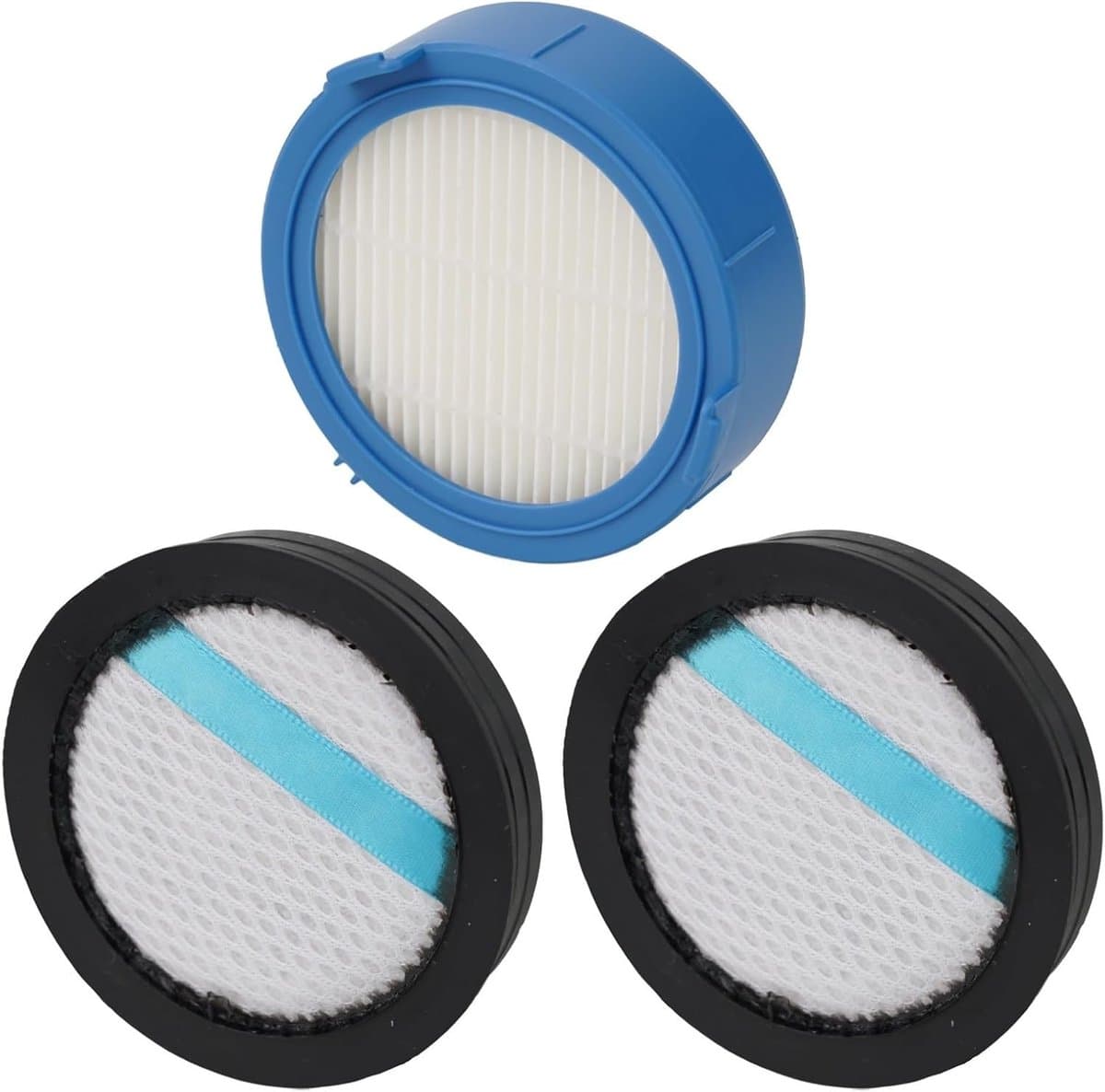 3 stuks stofzuigerfilterset voor AEG 8000 draadloze stofzuiger - 2 voormotorfilters + 1 hygiënische filter - wasbaar reguliere wisselfilter -voor thuis - kantoor - hotel — afbeelding 1