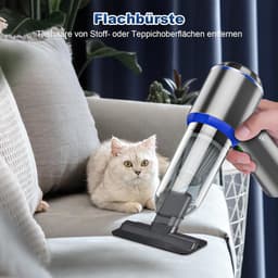 Sander Shop 3-in-1 handstofzuiger accu, 3 snelheden handstofzuiger, draadloos, 15000PA auto stofzuiger sterk, 80000 RPM handheld stofzuiger snoerloze mini stofzuiger voor auto, keuken, pc, bank, kantoor, huis-blauw — thumbnail 6