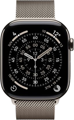 Apple Watch 11 - Wifi + 5G - 46mm - Titanium Case with Natural Milanese Loop - S/M — thumbnail 2