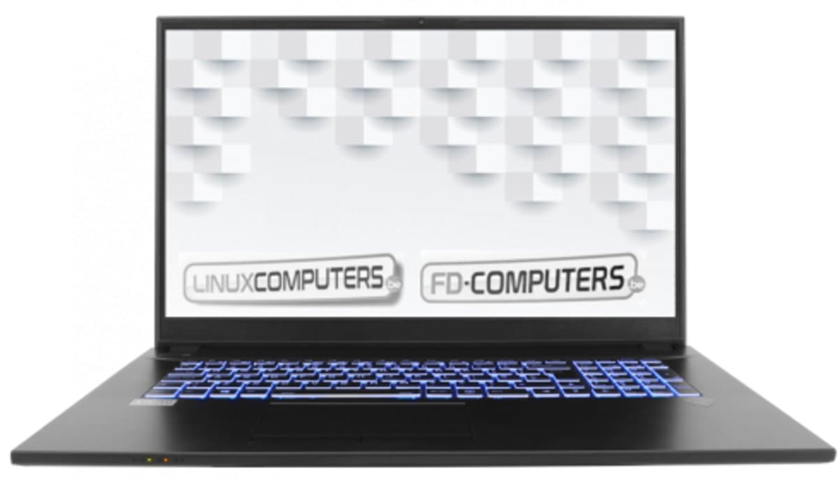 Linux laptop 17,3" | i7-1355U | 16 GB ram | 1 TB SSD | MET DVD-Writer | Linux naar keuze, Ubuntu, Linux Mint, Debian, QWERTY — afbeelding 1