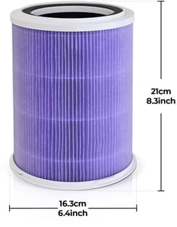 Rolu 2-in-1 Luchtreiniger – Luchtbevochtiger – Luchtreinigers Met HEPA Filter – Allergie – Hooikoorts - Wit — thumbnail 4